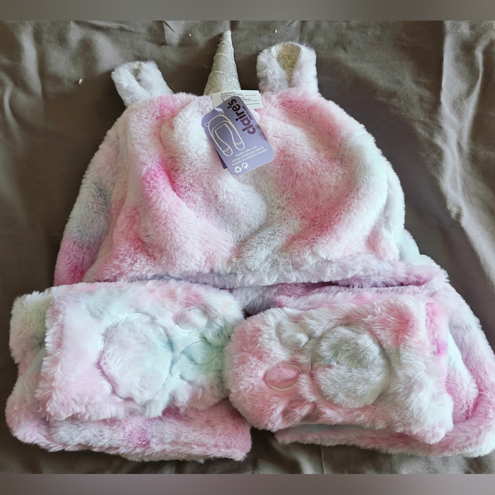 Hooded Unicorn Scarf